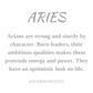 Aries Star Sign Scent Perfume