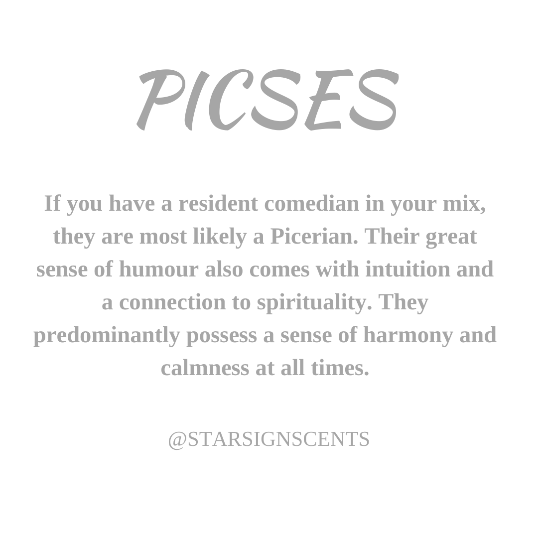 Pisces Star Sign Scent