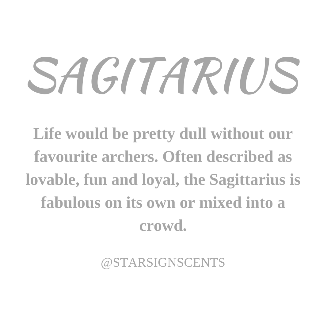 Sagittarius Star Sign Scent